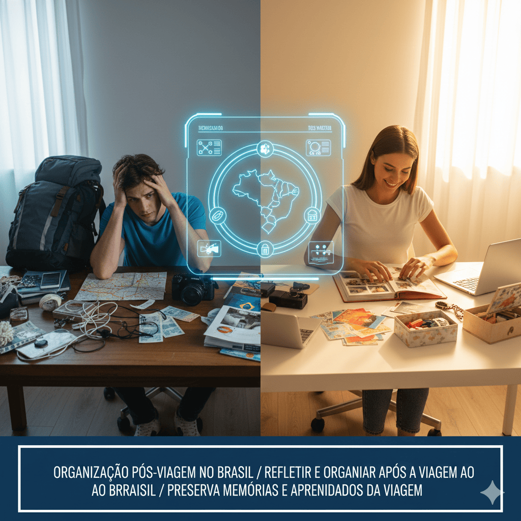 Refletindo e organizando após viagem brasileira