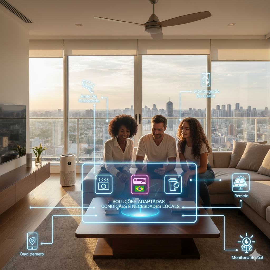 Considerações únicas para casas inteligentes no Brasil