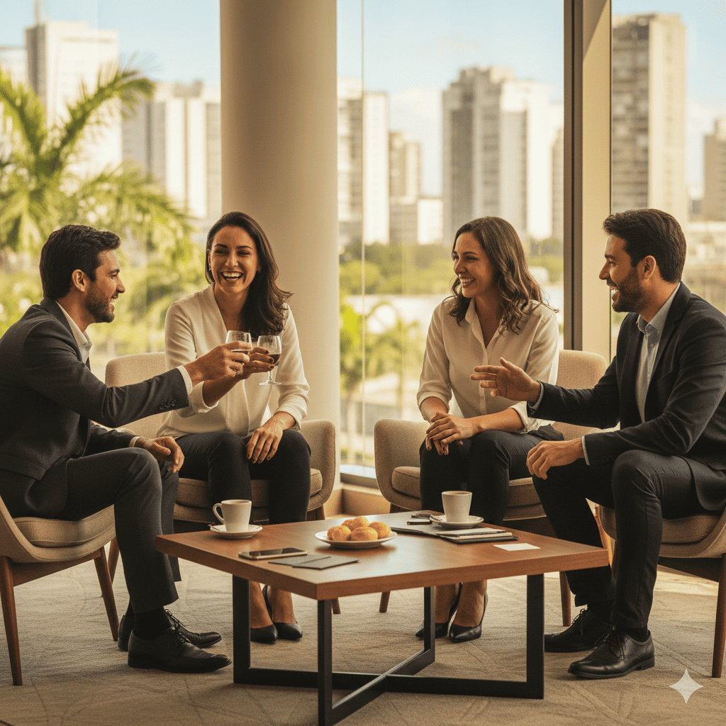 Construindo relacionamentos na cultura empresarial brasileira