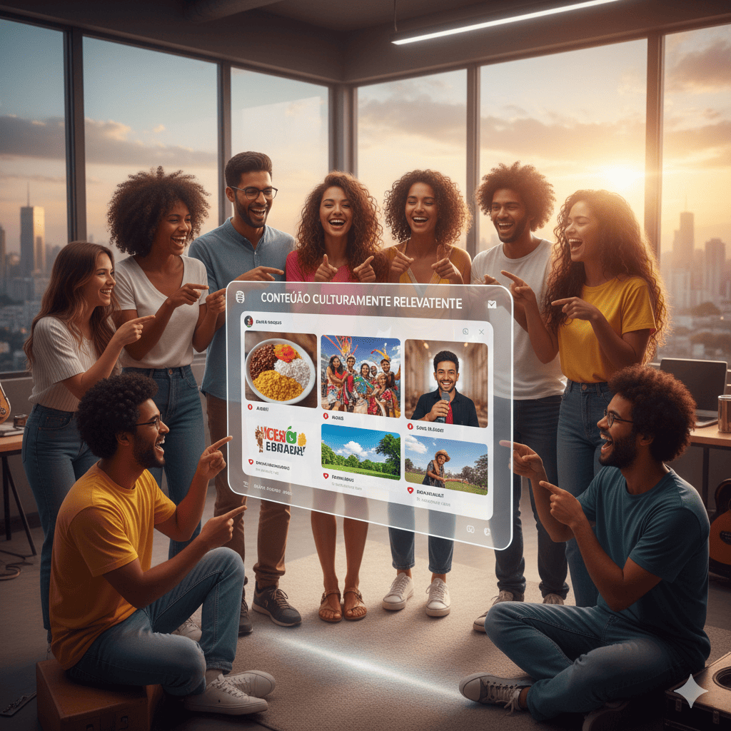 Criando conteúdo culturalmente relevante para audiência brasileira