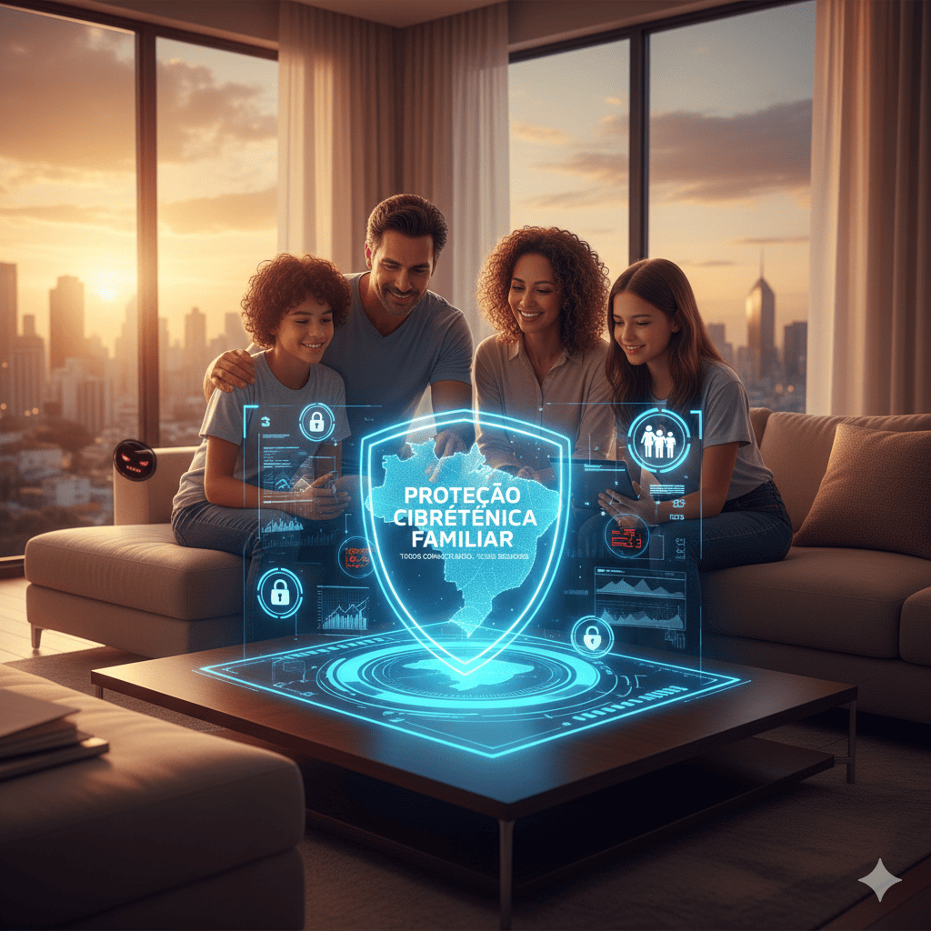 Protegendo membros da família de ameaças cibernéticas no Brasil