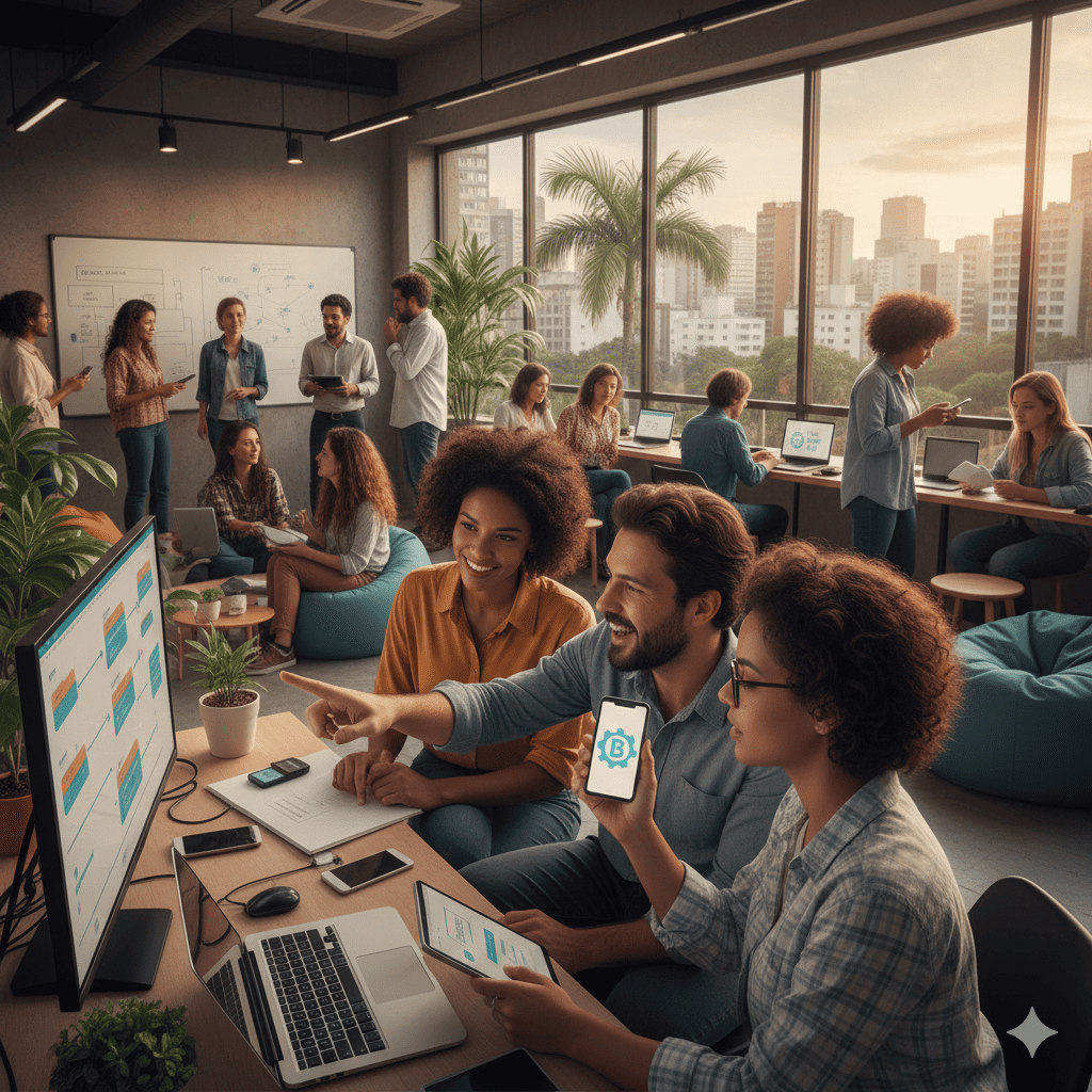 Desenvolvimento low-code/no-code no Brasil