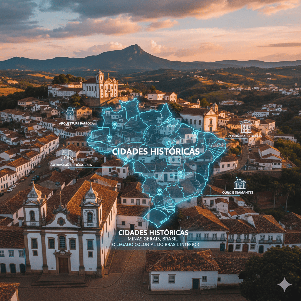 Cidades históricas de Minas Gerais, Brasil