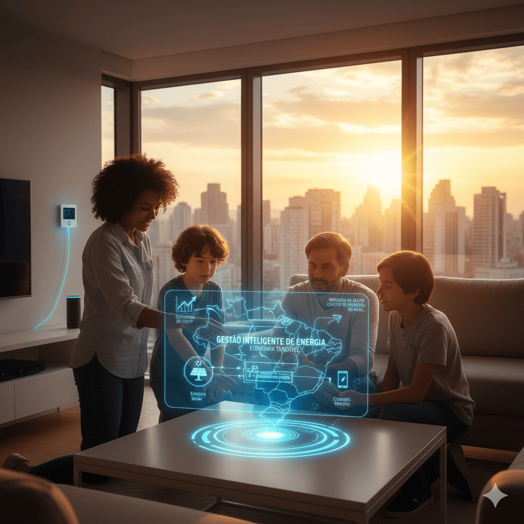 Soluções de gestão de energia inteligente para casas brasileiras