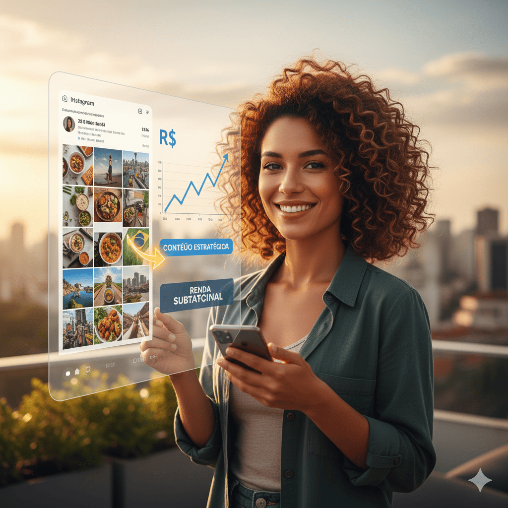 Estudo de caso de criador brasileiro do Instagram bem-sucedido